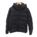  Uniqlo UNIQLO пуховик L темно-синий темно-синий капот Zip выше do Lost /HW #ECB001 мужской 