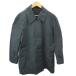  Uniqlo UNIQLO пальто пальто с отложным воротником M чёрный черный одноцветный длинный длина длинный рукав /KK #ECC002 мужской 