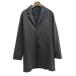  item z Urban Research ITEMS URBANRESEARCH Пальто Честерфилд шерсть 38 серый одноцветный выполненный в строгом стиле цвет длинный рукав /PP #ECA003