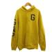  Gap GAP Parker f-ti- тренировочный S желтый желтый длинный рукав Logo принт обратная сторона ворсистый /PP #ECA003 мужской 