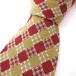  Burberry zBurberrys Vintage галстук шелк шелк горчица бордо .. рисунок ткань рисунок /SX #GY53 мужской 