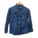  Lee LEE Denim Denim рубашка 150 синий голубой длинный рукав постоянный цвет заслонка карман /KT #ECA003 Kids 