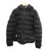  Zara ZARA жакет верхняя одежда XL чёрный черный с капюшоном . стеганое полотно длинный рукав /YU #GY99 мужской 