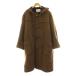  Papas Papas полупальто "даффл коут" длинный кривошип кнопка шерсть M чай Brown D0404FC23 /KU #ECB003 мужской 