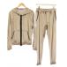  Tom Ford TOM FORD велюр выставить Zip выше Parker шаровары 46 44 бежевый /KH #ECD003 мужской 
