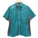  Munsingwear одежда Golf одежда блузон жакет LL зеленый короткий рукав воротник-стойка Zip выше средний длина #ECE004 мужской 