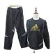  Adidas спортивная одежда выставить верх и низ Wind брейкер тянуть over средний длина распорка брюки длинный длина сверху M внизу L чёрный 