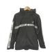  Adidas adidas ветровка спортивная одежда для мальчика 150 чёрный черный с капюшоном . Logo лента длинный рукав /AO12 #ECA004 Kids 