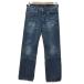  Domingo Domingo Denim брюки джинсы S синий голубой woshu обработка кнопка fly длинный длина /YS15 #ECA004 мужской 