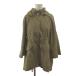  Jill Stuart JILL STUART Mod's Coat короткий S хаки зеленый зеленый с капюшоном . draw -тактный кольцо талия длинный рукав /YU