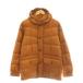  простой жизнь SIMPLELIFE пуховик Zip ap капот M orange Brown /DO #ECB004 мужской 