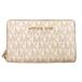  Michael Kors MICHAEL KORS футляр для карточек бежевый общий рисунок Logo принт молния /NL #ECG003 женский 