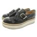  Tod's TOD'S Loafer толщина низ кожа кисточка 36 чёрный черный /KU #GY53 женский 