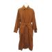  Adam et Rope Adam et Rope' пальто с отложным воротником F чай Brown длинный рукав постоянный цвет ремень имеется /AO18 #ECD004 женский 