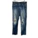  Edwin EDWIN повреждение обработка стрейч Denim брюки джинсы ji- хлеб конический Silhouette 30 синий голубой /MZ #ECD004 мужской 