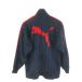  Puma PUMA спортивная куртка джерси спортивная одежда SS темно-синий темно-синий красный красный полоса рисунок .. воротник длинный рукав /CK16 #ECA005 мужской 