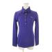  Puma PUMA рубашка-поло Golf L фиолетовый лиловый длинный рукав постоянный цвет Logo вышивка /AO27 #ECA005 женский 