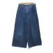  Journal Standard JOURNAL STANDARD Denim гаучо брюки широкий брюки 38 синий голубой 7 минут длина /YS18 #GY70 женский 