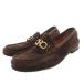  Salvatore Ferragamo Salvatore Ferragamo gun chi-ni Loafer обувь замша 5.5 чай Brown /FF #GY74 женский 