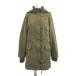 a-*ve*ve стандартный Michel Klein a.v.v standard Mod's Coat M хаки длинный рукав с капюшоном . кнопка кривошип /NP #ECC005