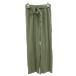  не использовался товар emi Lee rose EMERY ROSE с биркой linen брюки M зеленый зеленый полный length талия лента одноцветный /TL #ECB005