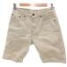  Levi's Levi's шорты короткий хлеб W28 слоновая кость Zip fly ремень петля /YF #ECB005 мужской 