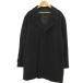  Pierre Cardin Pierre Cardin Пальто Честерфилд шерсть S темно-синий одноцветный постоянный цвет длинный рукав /RY #ECB005 мужской 