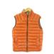  Eddie Bauer EDDIE BAUER DOWN жилет верхняя одежда S orange воротник-стойка Zip выше Logo вышивка 001-9610