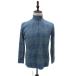  paul (pole) Stuart PAUL STUART SPORT одежда для гольфа cut and sewn M синий голубой чёрный черный в клетку половина Zip длинный рукав мужской 