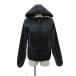  Le Coq s Porte .fle coq sportif с хлопком жакет верхняя одежда средний длина M чёрный с капюшоном . одноцветный Zip выше /SY27 #ECE006 женский 