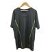  Nike NIKE спортивная одежда tops M темно-серый Logo принт короткий рукав /KK #GY99 мужской 