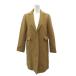  slow b Iena SLOBE IENA Пальто Честерфилд 40 чай цвет Brown длинный длина /HO42 #GY74 женский 