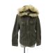 nuNUU Mod's Coat короткий 36 S хаки с капюшоном . Zip выше /SY9 #ECA006 женский 