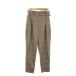  Zara Basic ZARA BASIC collection брюки XS чай Brown в клетку высокий талия конический /AO30 #GY70 женский 