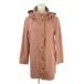  Ran z end LANDS' END Mod's Coat воротник-стойка с капюшоном . талия draw код S сиреневый розовый /AH4 #ECC006 женский 