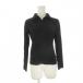  Trussardi TRUSSARDI GOLF cut and sewn Golf M чёрный черный половина Zip длинный рукав /CK30 #ECB006 женский 