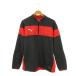  Puma PUMA ветровка жакет тянуть over футбол XL красный красный половина Zip воротник-стойка длинный рукав переключатель Logo /MN41