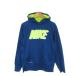  Nike NIKE THERMA-FIT тянуть Parker спортивная одежда для мальчика L синий b петля ru over длинный рукав Logo принт /AO18 #GY70 Kids 