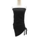li нет men toRINASCIMENTO tube top bare top XS чёрный черный одноцветный asimeto Lee /YS44 #ECA007 женский 