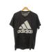  Adidas adidas футболка cut and sewn сетка спортивная одежда O чёрный черный Logo принт короткий рукав раунд шея /MN36 #GY78