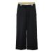 B&amp;Y United Arrows BEAUTY&amp;YOUTH красота &amp; Youth брюки S чёрный черный одноцветный широкий нога полный length /NP #ECB007