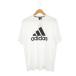  не использовался товар Adidas adidas AEROREADY футболка спортивная одежда M белый белый Logo принт короткий рукав /AH2 #ECA008 мужской 