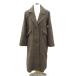  Moussy MOUSSY Пальто Честерфилд длинный длина 1 чай Brown Glenn в клетку /SM21 #ECA008 женский 