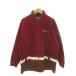 NCAA боа жакет спортивная одежда O-105 красный wine red чай Brown Logo вышивка длинный рукав полный Zip /AO17 #ECA008 мужской 