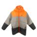  Nike NIKE с хлопком жакет спортивная одежда для мальчика L 155/76 orange серый чёрный черный с капюшоном . длинный рукав Logo вышивка /MN28