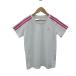  Adidas adidas спортивная одежда cut and sewn L "теплый" белый короткий рукав вышивка линия /HO31 #ECD008 женский 