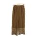  Nano Universe nano universe гонки брюки F чай Brown общий рисунок переключатель полный length /CK44 #GY08 женский 