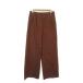  New balance NEW BALANCE брюки длинный широкий 2 tuck задний резина спорт S чай Brown /AH9 #GY08 мужской 