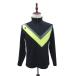  Descente DESCENTE одежда для гольфа cut and sewn половина Zip M чёрный длинный рукав Logo /SY7 #ECD008 мужской 