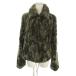  Trussardi TRUSSARDI искусственный мех пальто отложной воротник 42 серый /AH3 #ECC009 женский 